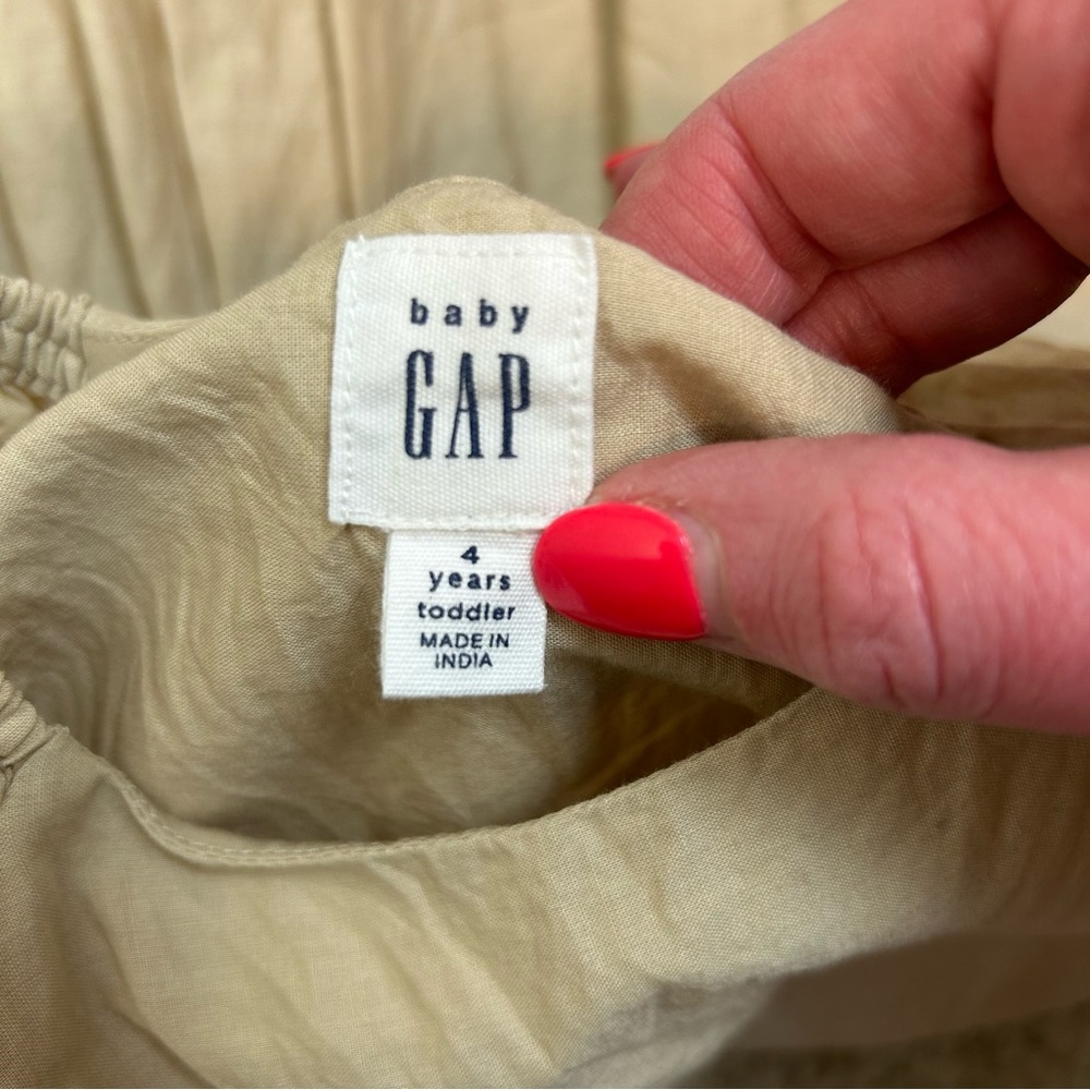 Baby Gap Beige Eyelet Dress - Picture 4 of 5